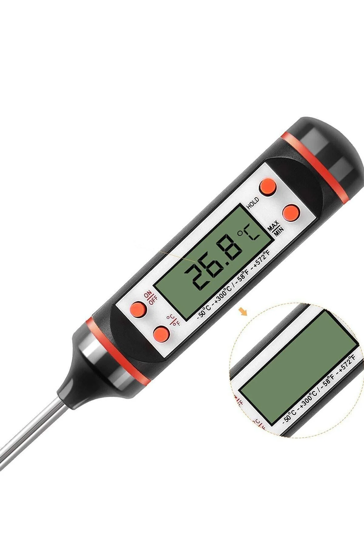 Mama Sıcaklık Ölçüm Süt Isı Ölçer Gıda Derece Ölçer Termometre Di