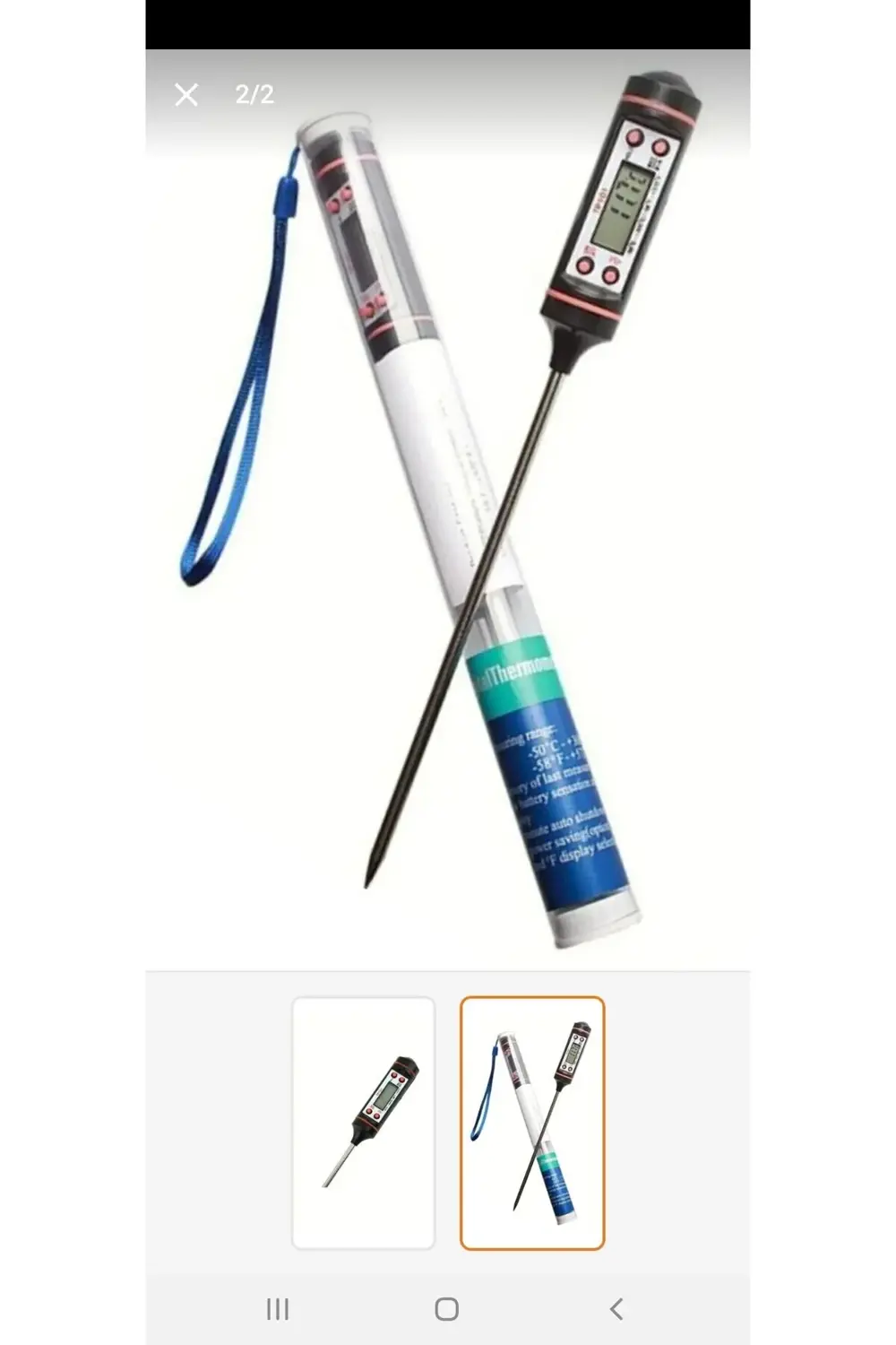 Mama, süt, yemek gıda ısı ölçer dijital termometre