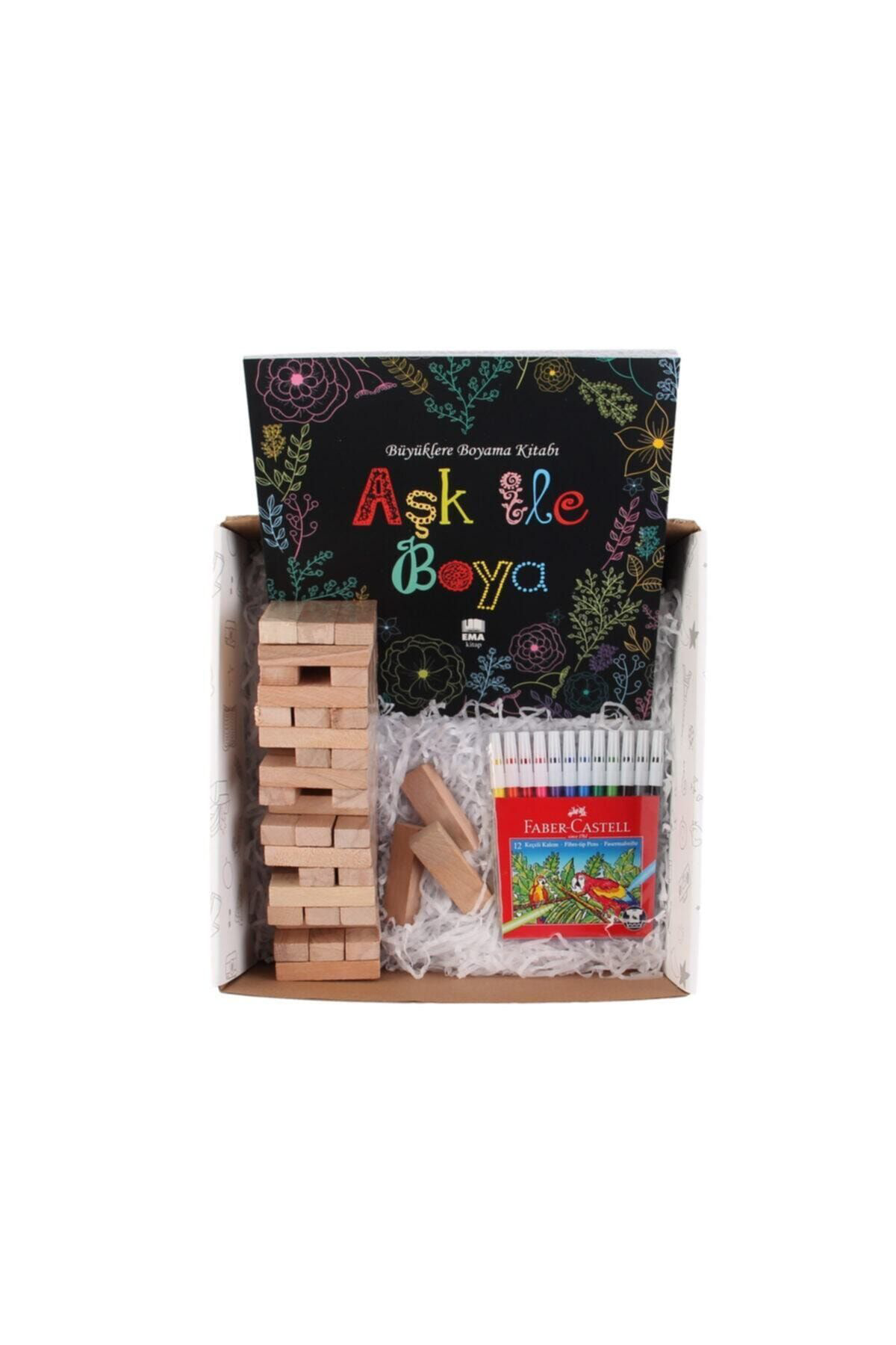 Bogibox Mandala Jenga Ve Keçeli Kalemli M.S