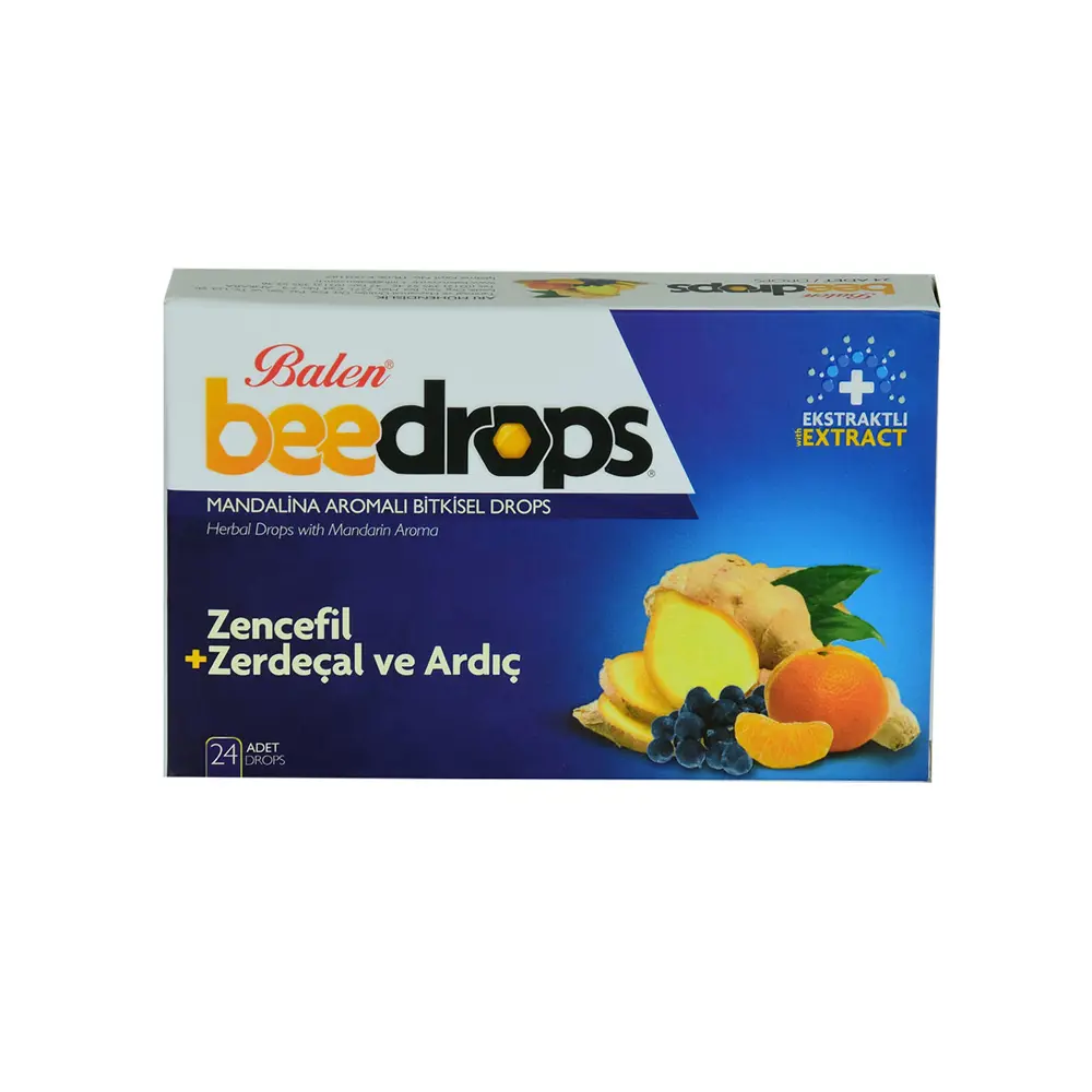 Mandalina Aromalı Bitkisel Drops 24 Adet