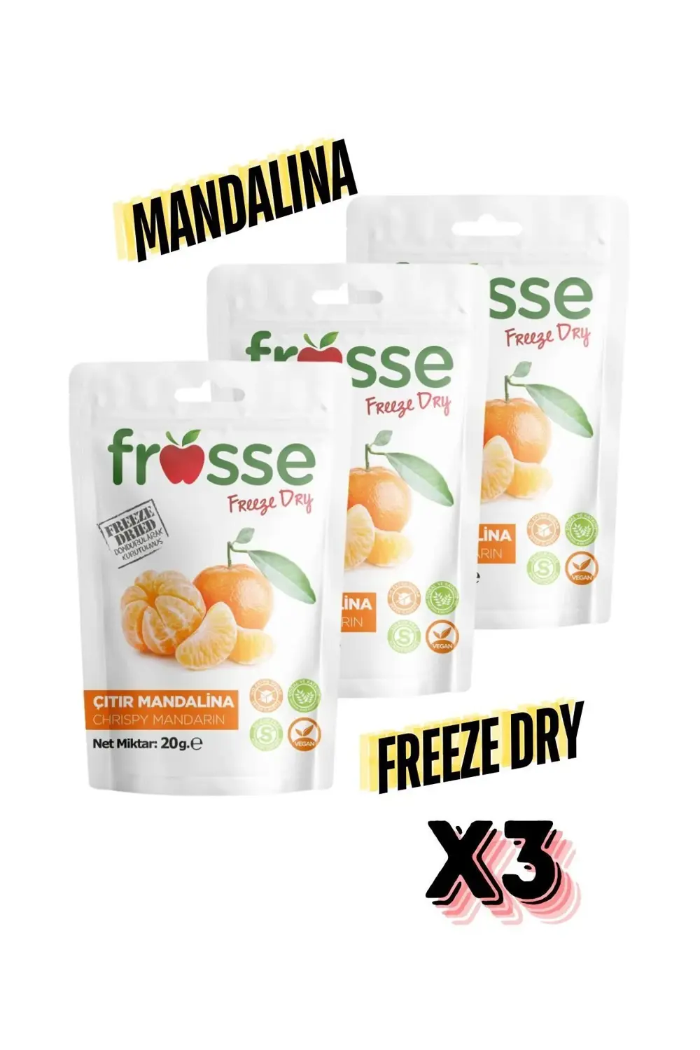 Mandalina Kıtırı - Freeze Dried - Üretici Firmadan Dondurularak K