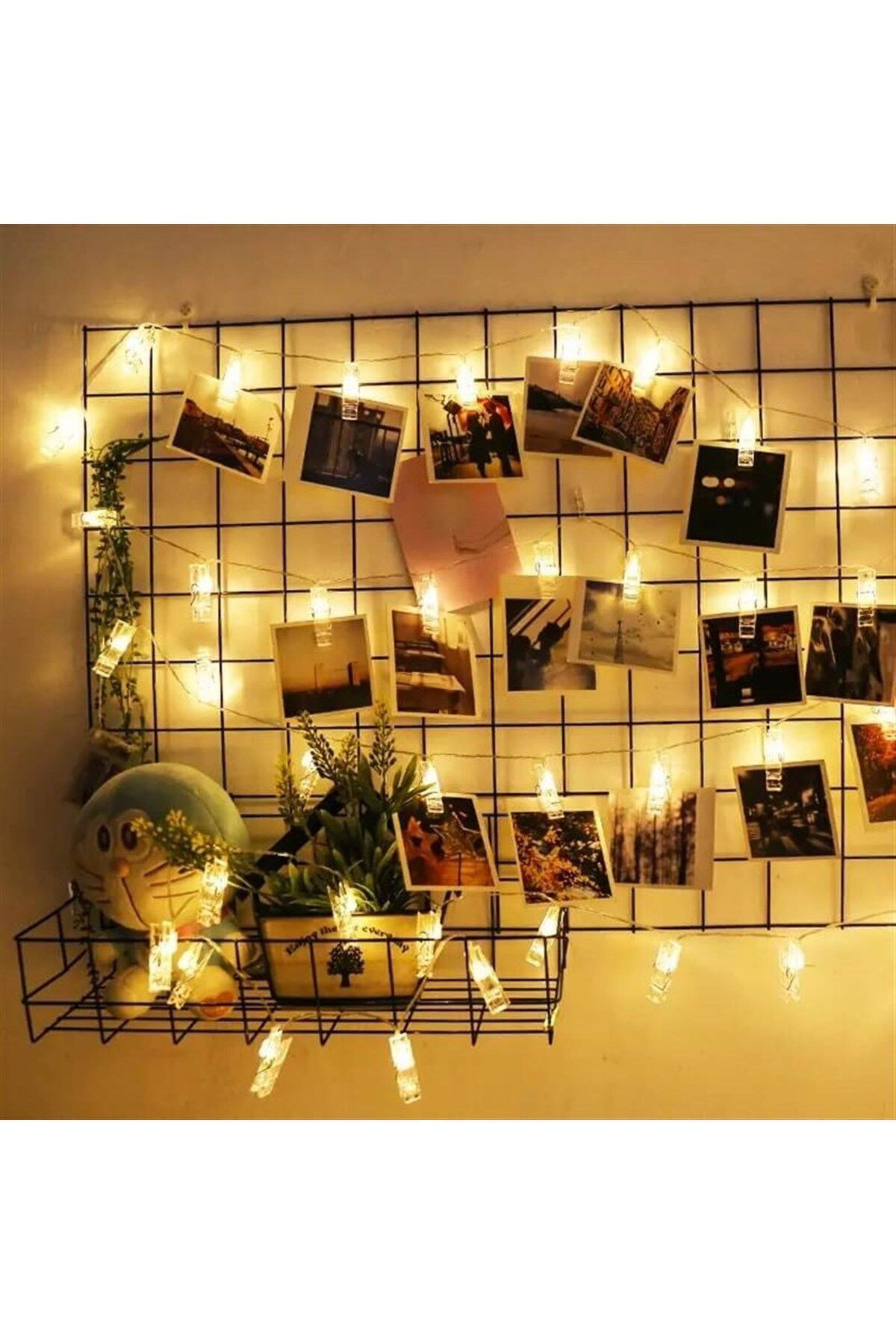 Köstebek Mandallı 2 Metre Dekoratif Led Lamba