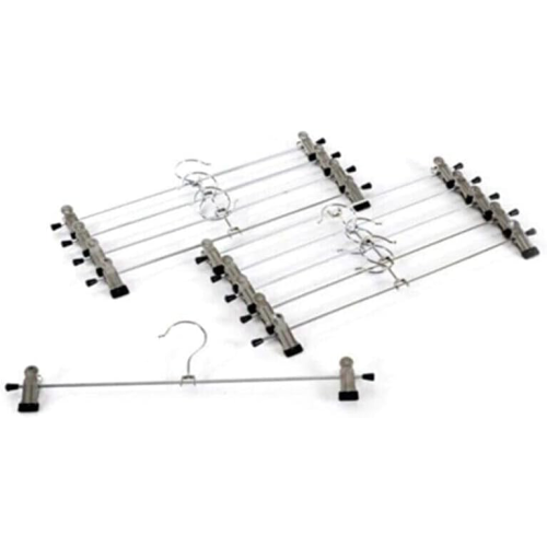 Mandallı Etek Askısı 40 cm Metal Kıyafet Askısı Kırışıklık Önleyi