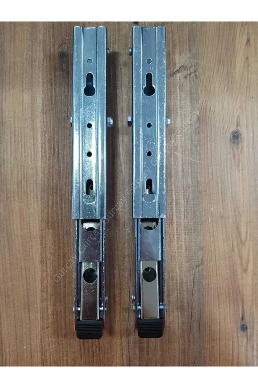 Mandallı Katlanabilir Masa Konsolu 1 Çift Çinko 40cm