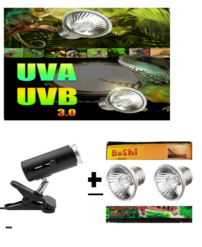 Korhan Teknik  Mandalli Lamba Tutacaği Dimmer Özellikli 2 Adet Uva/Uvb Lamba Dahil