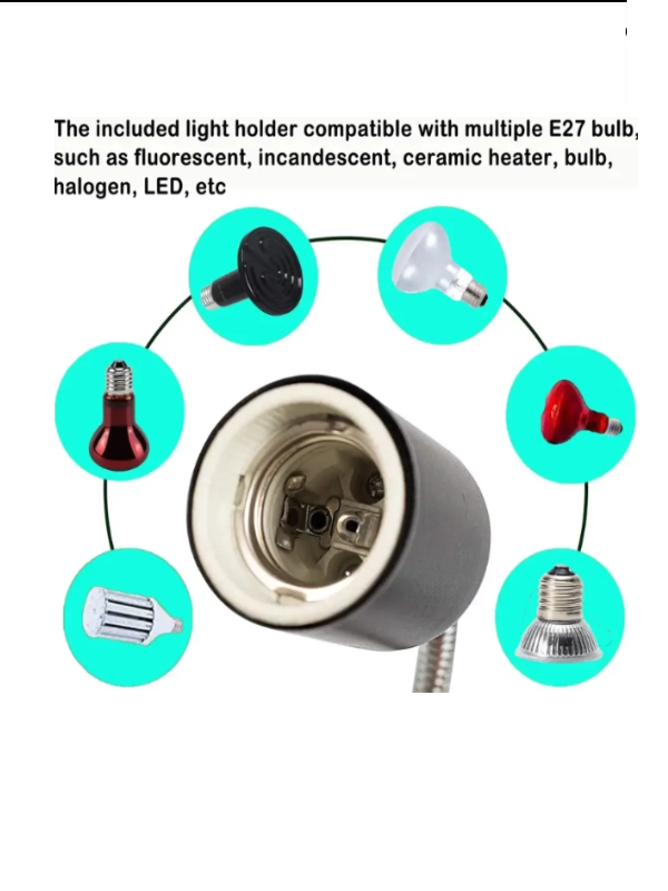 Korhan Teknik  Mandalli Lamba Tutacaği Dimmer Özellikli 2 Adet Uva/Uvb Lamba Dahil