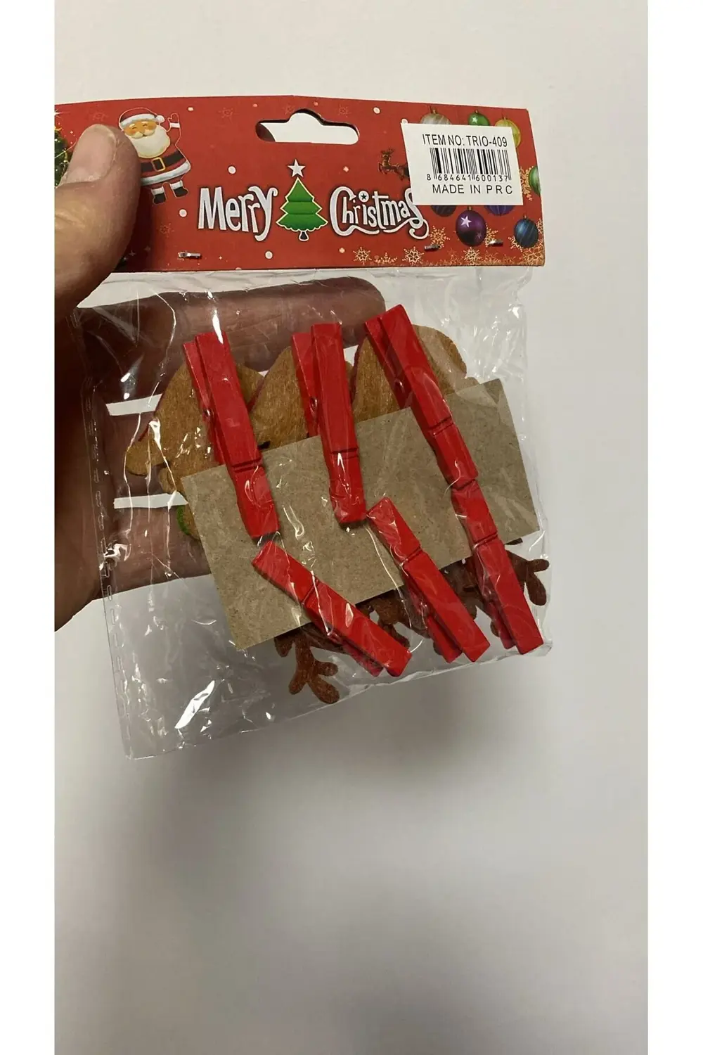 Mandallı Noel Yılbaşı Süsü 3