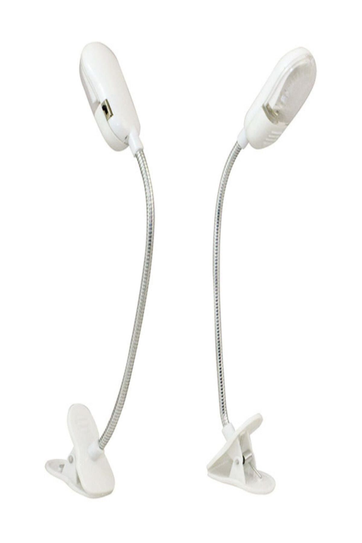 Powermaster Mandallı Pilli Ledli Kitap Okuma Ve Aydınlatma Lambası