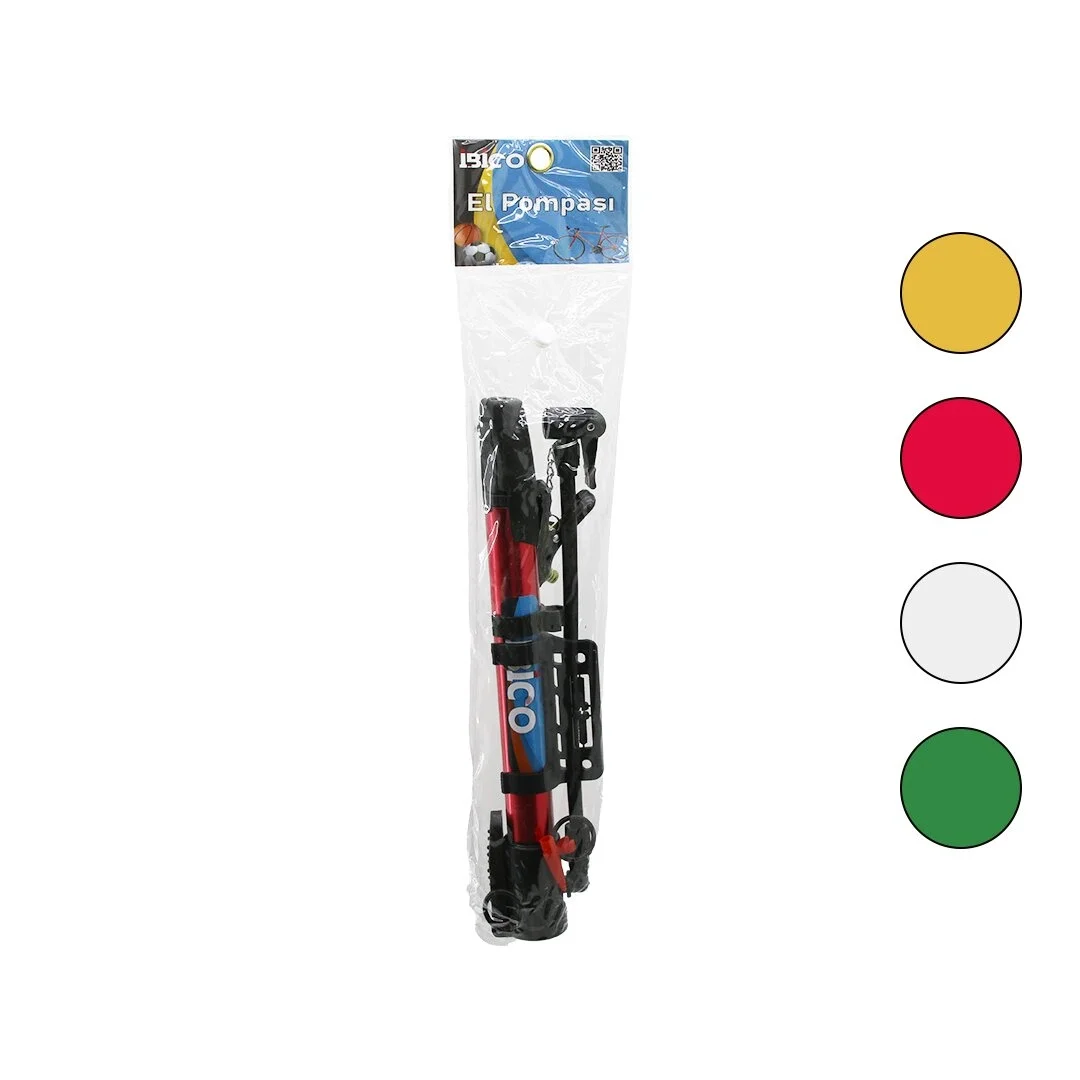 Mandallı Uç Mini El Pompası Bisiklet- Top Bisiklet Montaj Aparatlı 30cm Hortum - Top İğne - Uç Bx40 Fiyatı, Yorumları ve Özellikleri