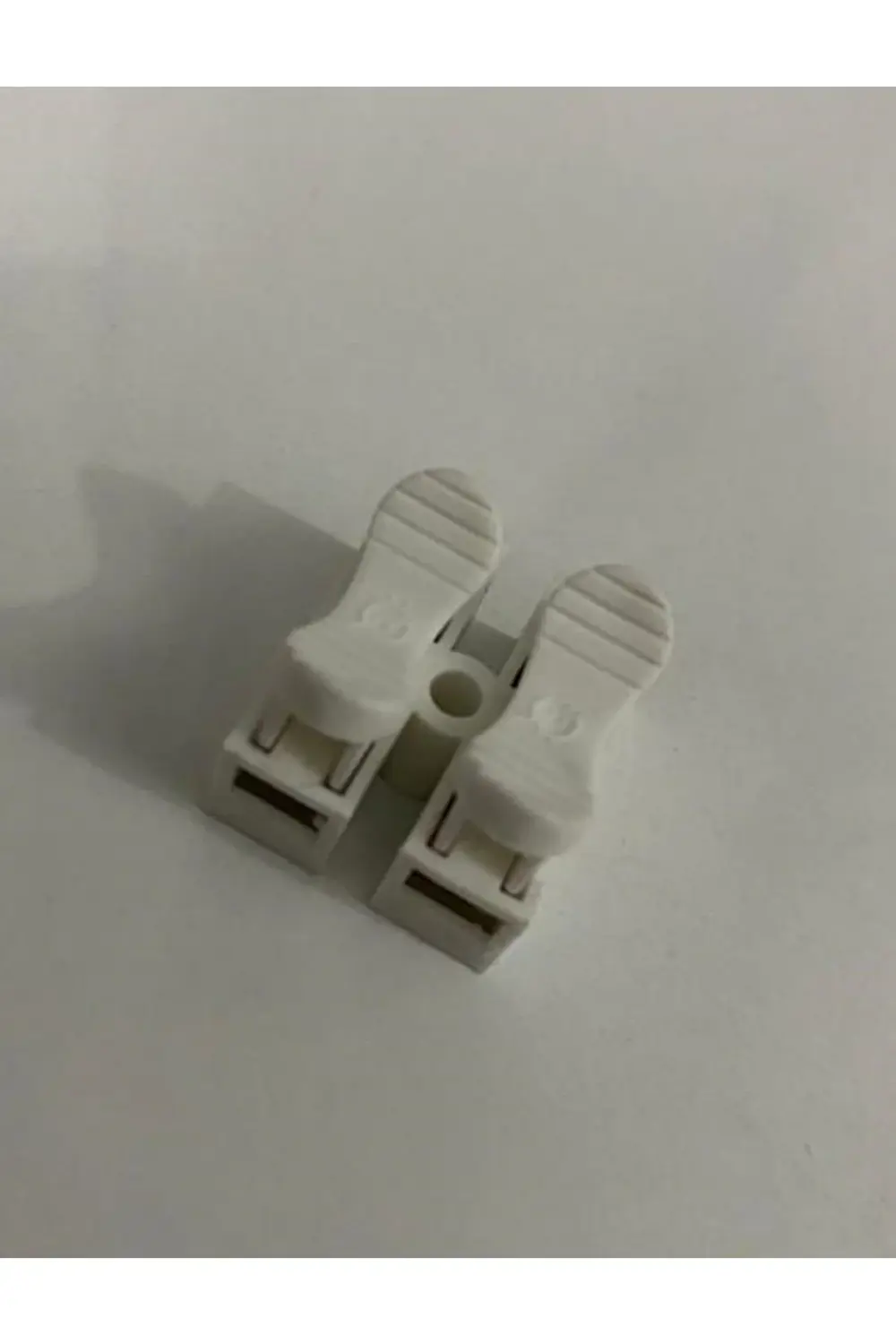 Mandallı Vidasız Klemens - Basmalı Tip - 2 Pin 10 Li Paket