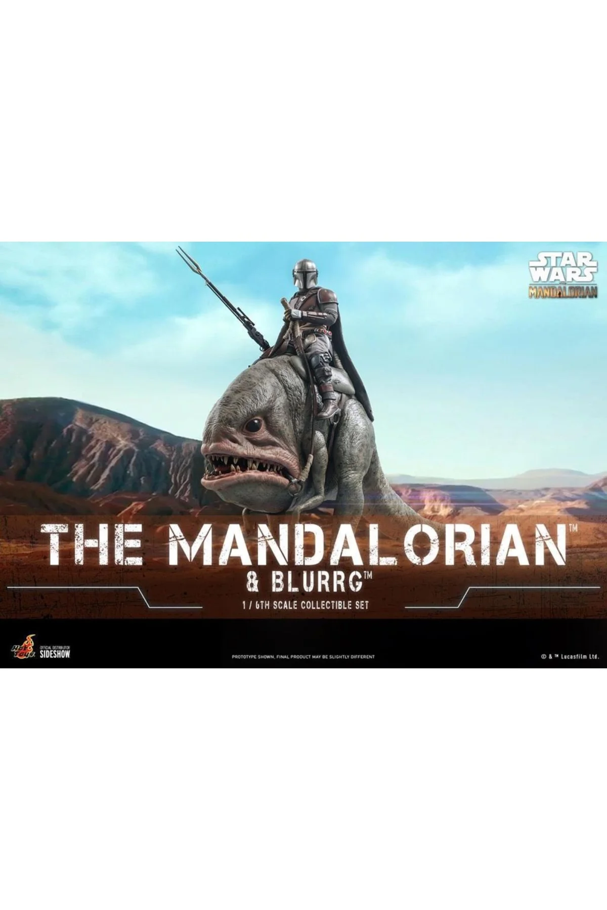 Mandalorian & Blurrg Sixth Scale Figure Set - 908287 - Tms46 - St