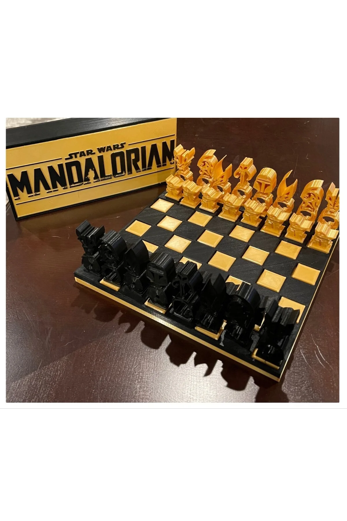 Mandalorian Star Wars Satranç Seti Çantalı Özel Seri