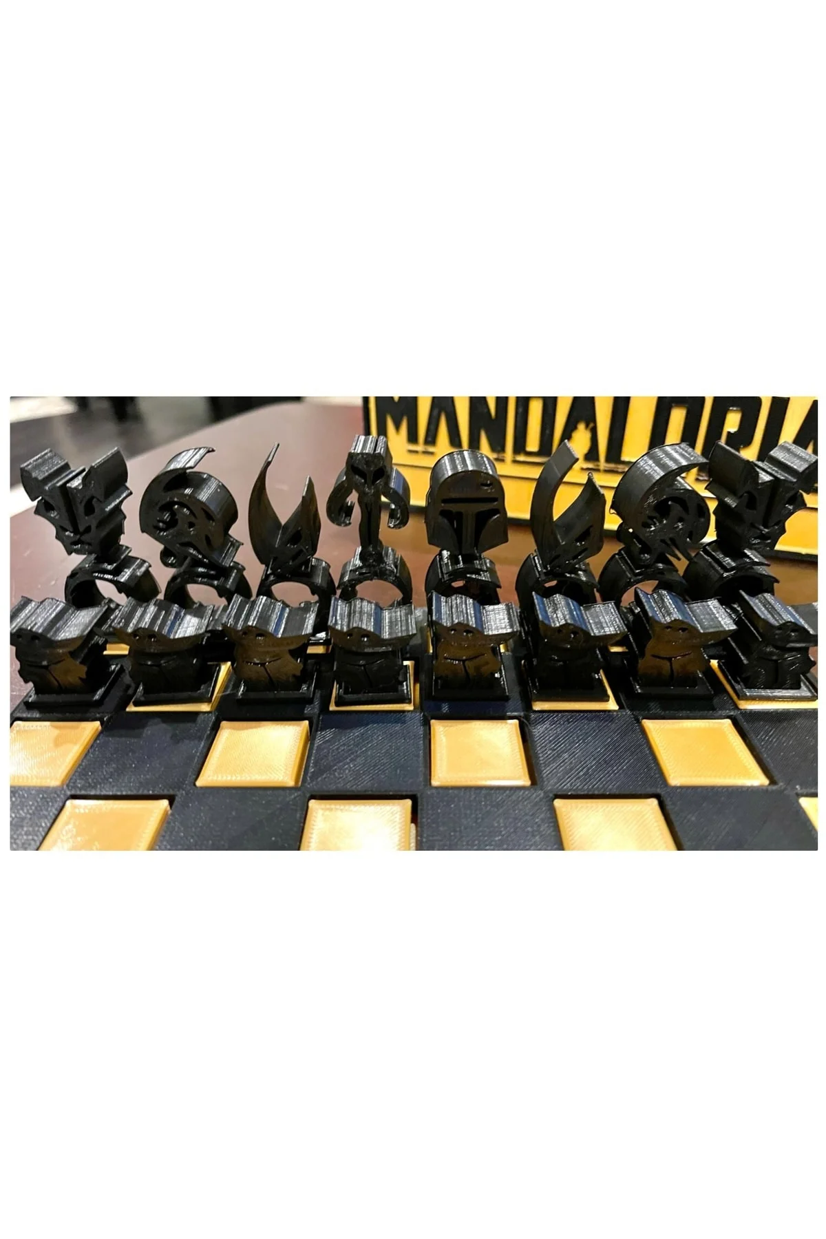 Mandalorian Star Wars Satranç Seti Çantalı Özel Seri