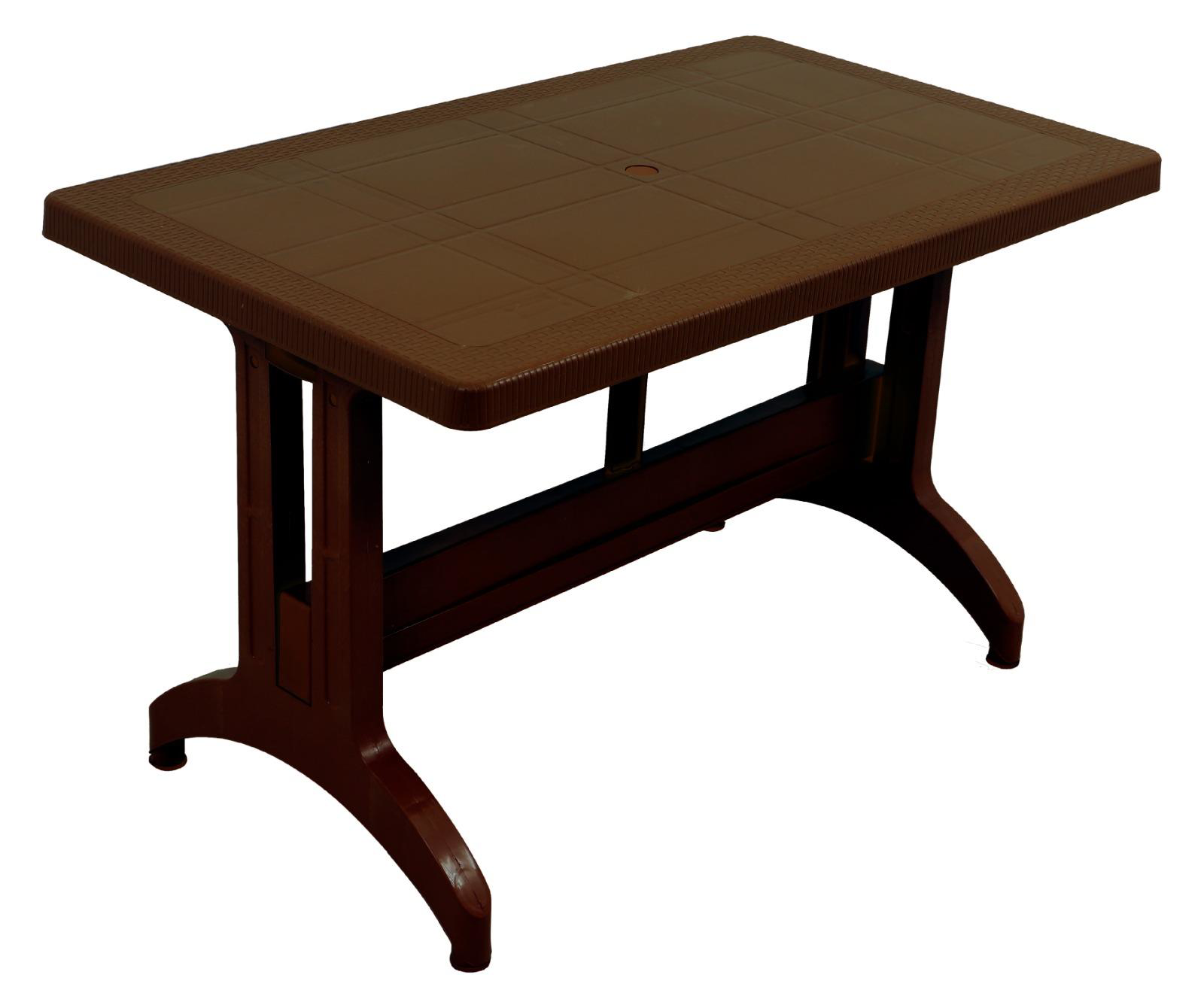 Mandella  70X120 Zeugma Rattan Masa (Plastik Ayak) Kahverengi