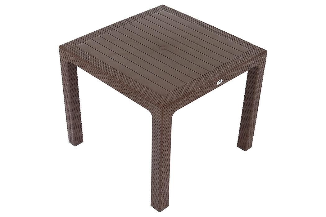 Mandella  90X90 Elit Rattan Masa Kahverengi