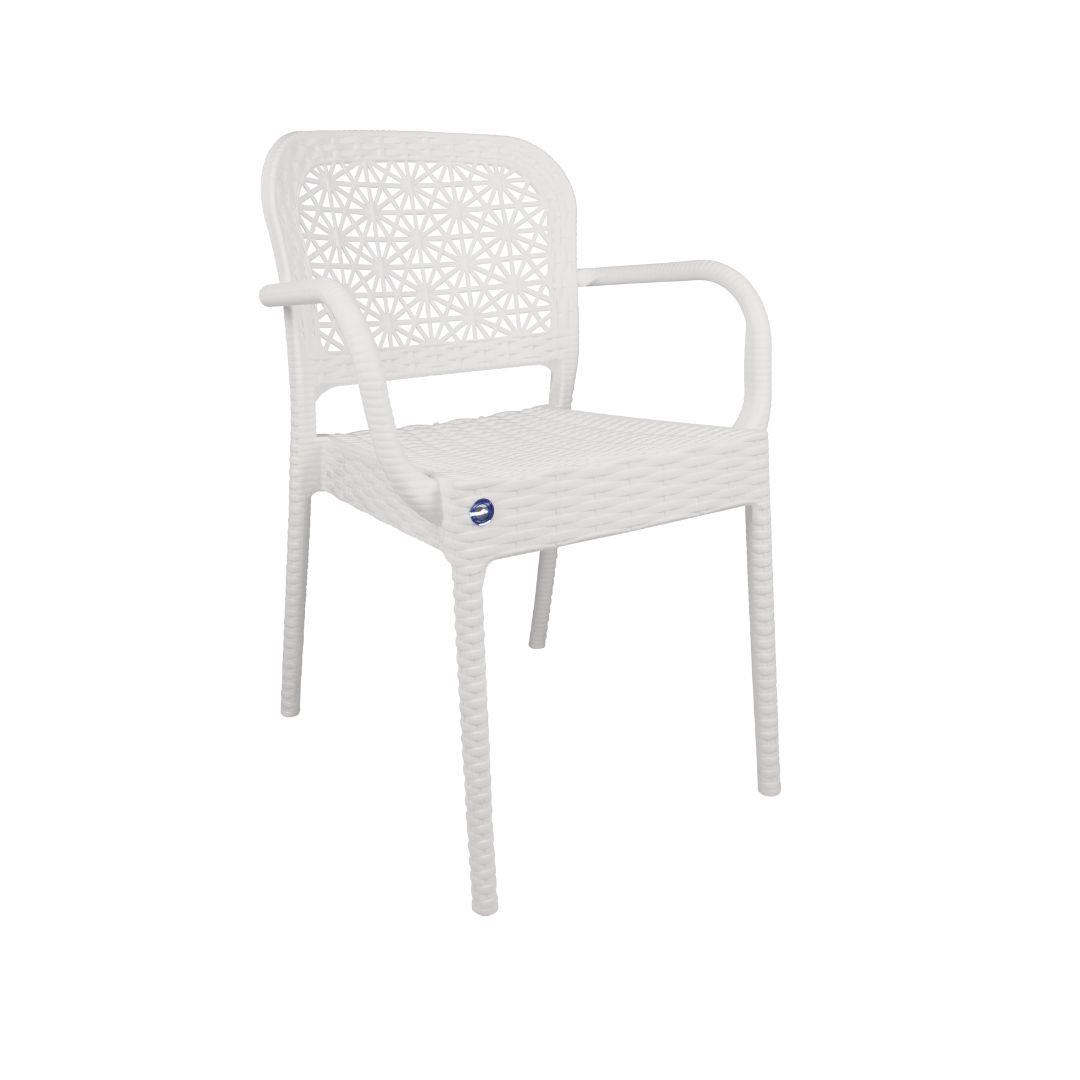 Mandella  Ares Rattan Koltuk (2 Adet) Beyaz