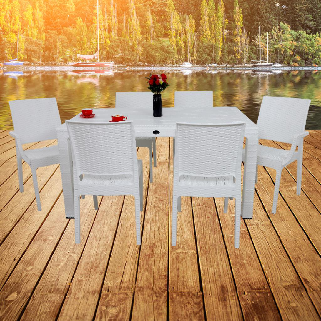 Mandella  Elit 90X150 Rattan 2 Elit Koltuk 4 Elit Sandalye Masa Ta