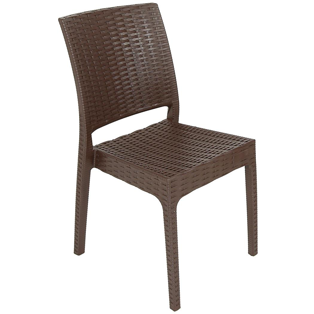 Mandella Elit Rattan Sandalye (6 Adet) Eko Kahverengi Mandella Elit Rattan Sandalye (6 Adet) Eko Kahverengi