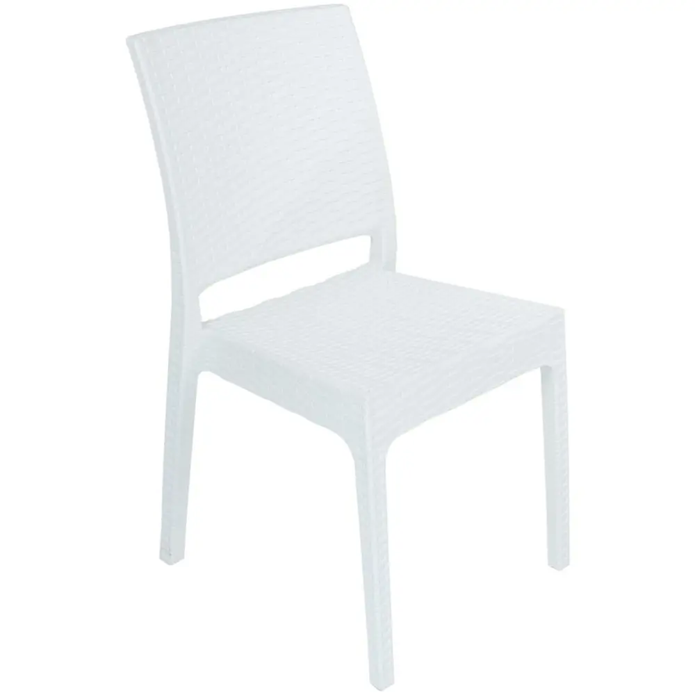 Mandella Elit Rattan Sandalye (6 adet) BEYAZ Mandella Elit Rattan Sandalye (6 adet) BEYAZ