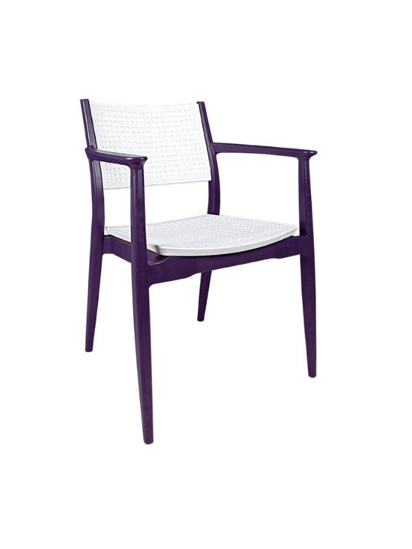 Mandella  İrmak Çift Renk Koltuk (4 Adet) Gövde Antrasit- Oturma/S