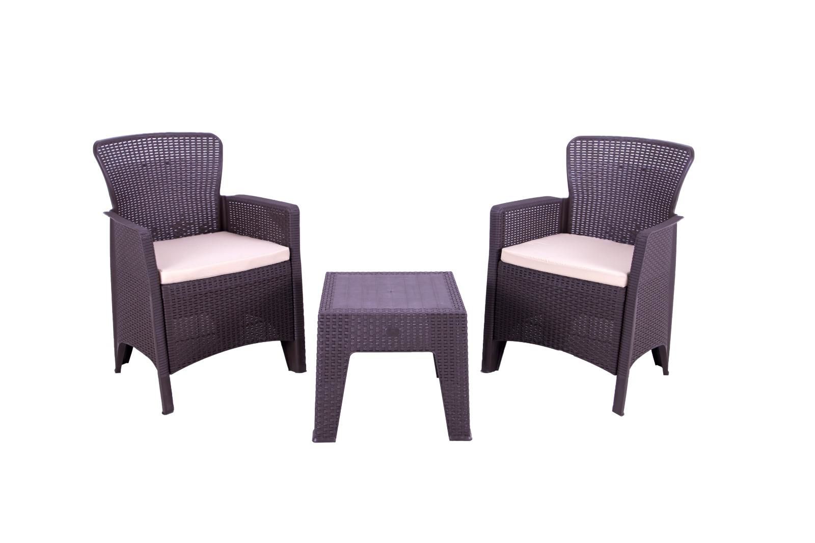 Mandella  Karizma Oturma Grubu Seti - Minder Hediyeli Kahverengi