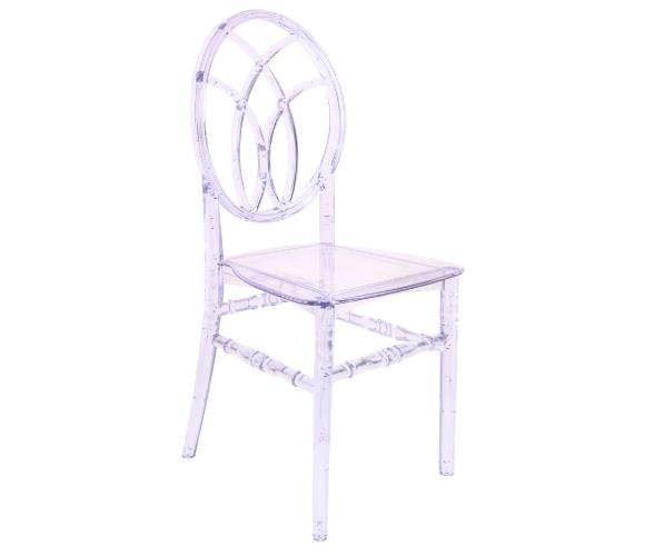 Mandella Karmen Şeffaf Kırılmaya Dayanıklı Sandalye Model 11 (6 A
