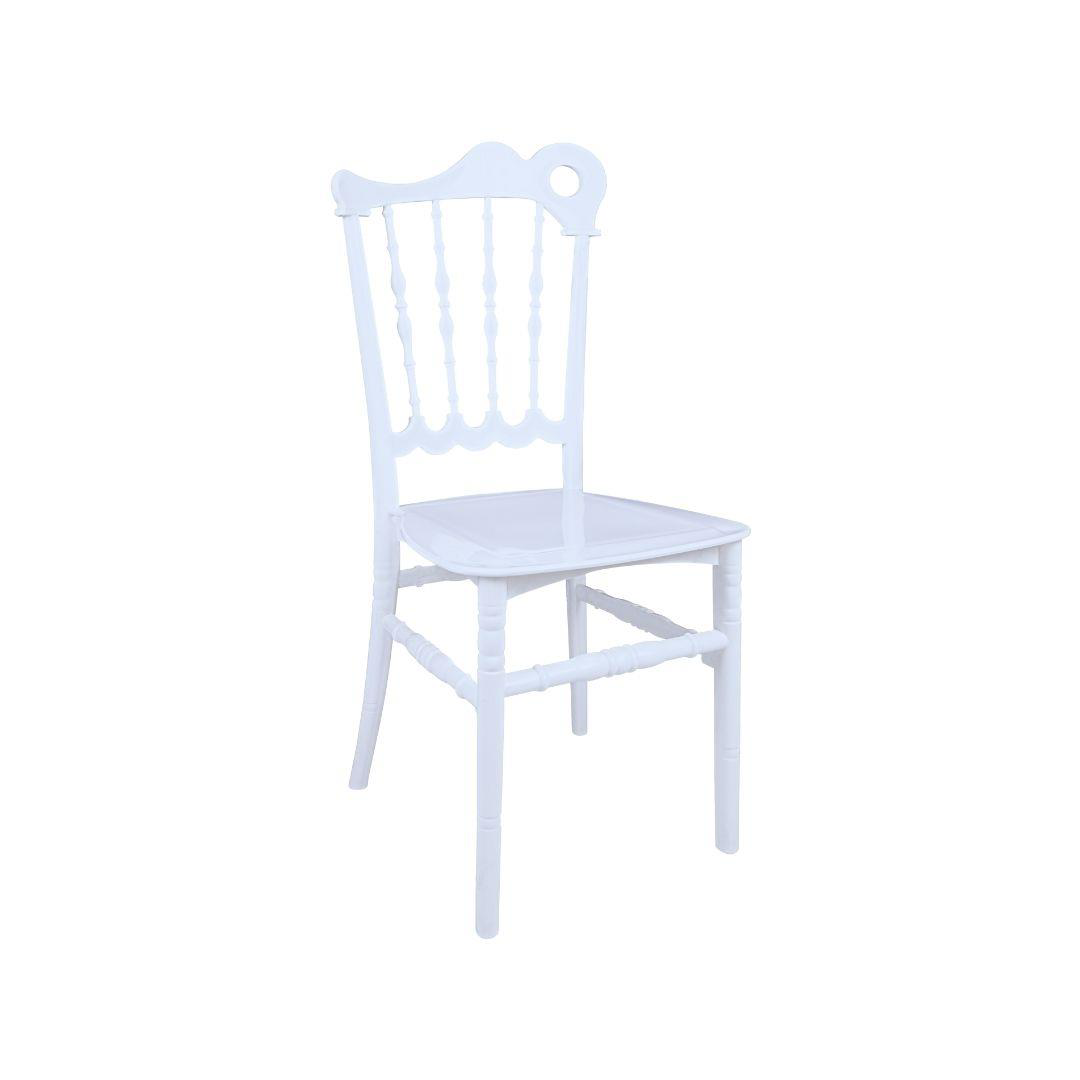 Mandella Karmen Düğün Sandalyesi Model 4 (2 Adet) Beyaz