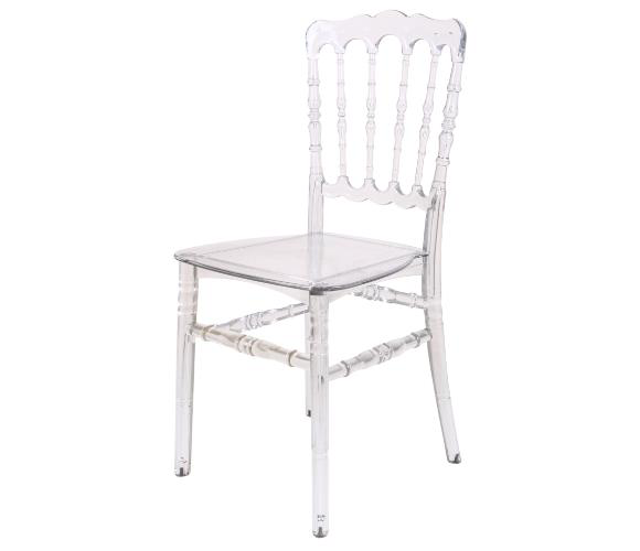 Mandella Karmen Şeffaf Kırılmaya Dayanıklı Sandalye Model 2 (6 Ad