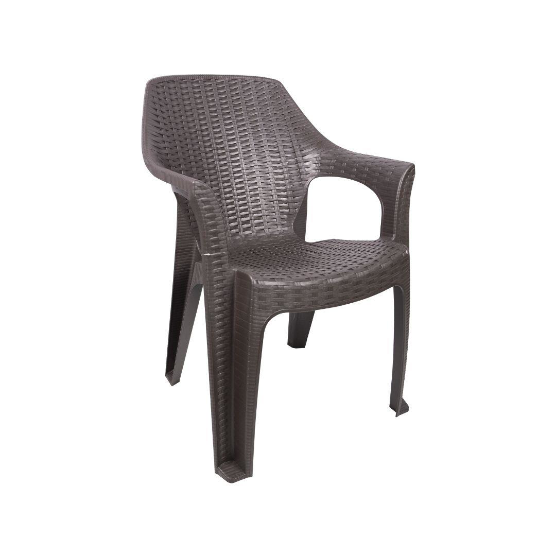 Mandella Queen Rattan Koltuk  (4 Adet) Kahverengi