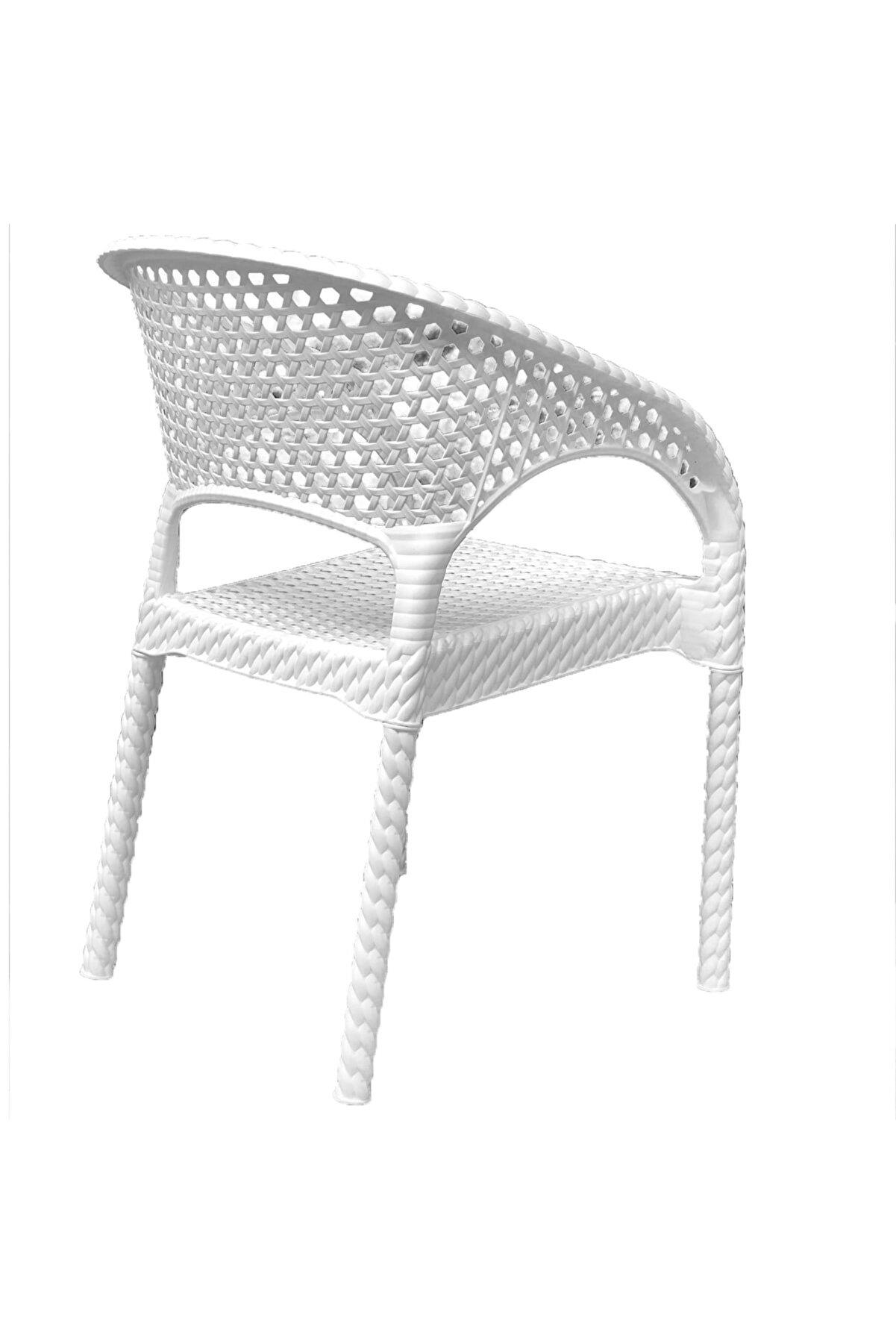 Mandella Regnum Örgü Koltuk Beyaz Mandella Regnum Örgü Koltuk Beyaz