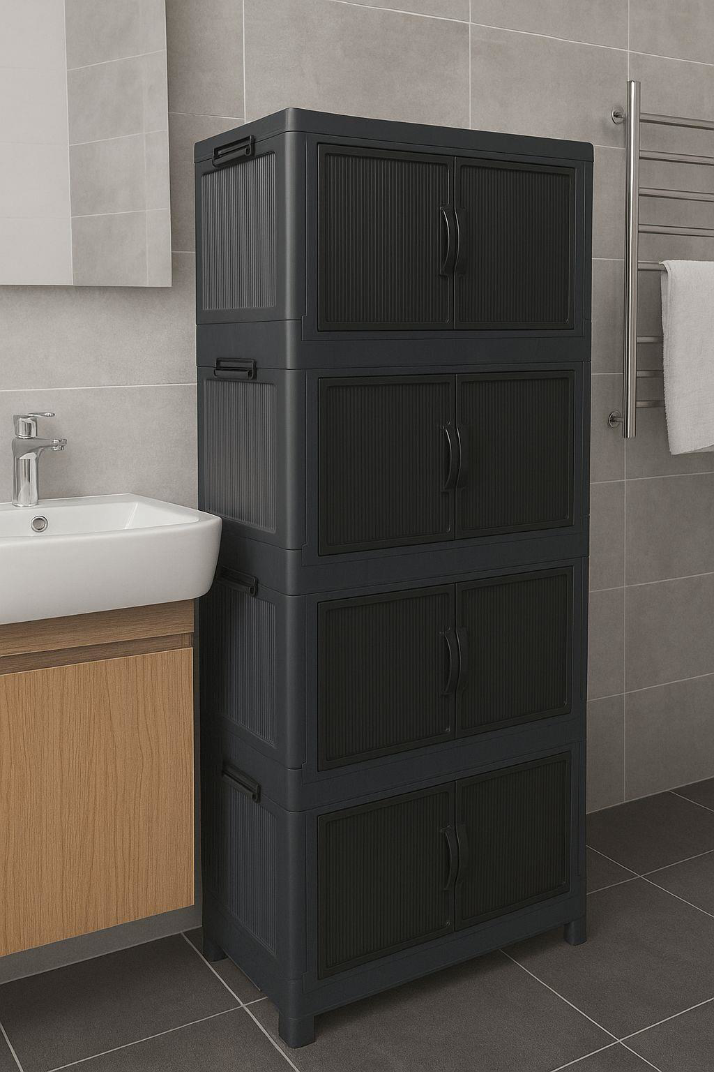 Mandella Safir 4 Lü Özel Set Katlanabilir Modüler Çok Amaçlı Kapa