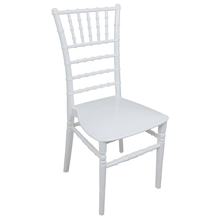 Mandella Silver Sandalye Tifany (6 adet) BEYAZ Mandella Silver Sandalye Tifany (6 adet) BEYAZ