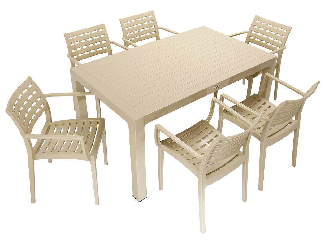 Mandella  Wood 90X150 Cafe Koltuk Masa Takimi Çölbeji