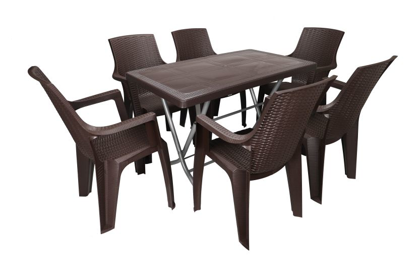 Mandella  Zeugma 70X120 Katlanir Ayak 6 Kişilik Nibras Koltuk Masa