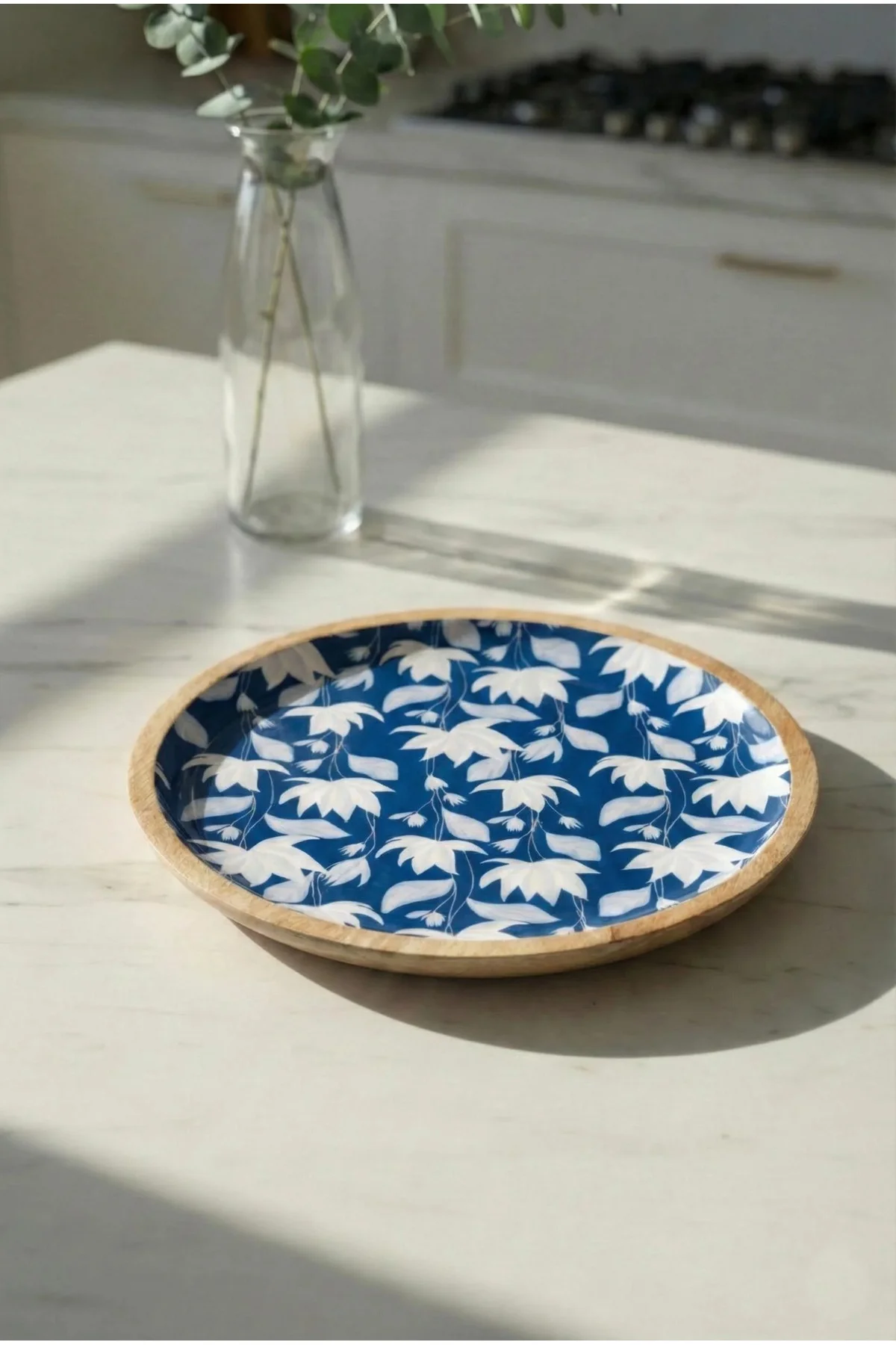 Mango Agacı Servis Tabağı & Sunum Tabağı 25 Cm Desenli Mango Agacı Servis Tabağı & Sunum Tabağı 25 Cm Desenli