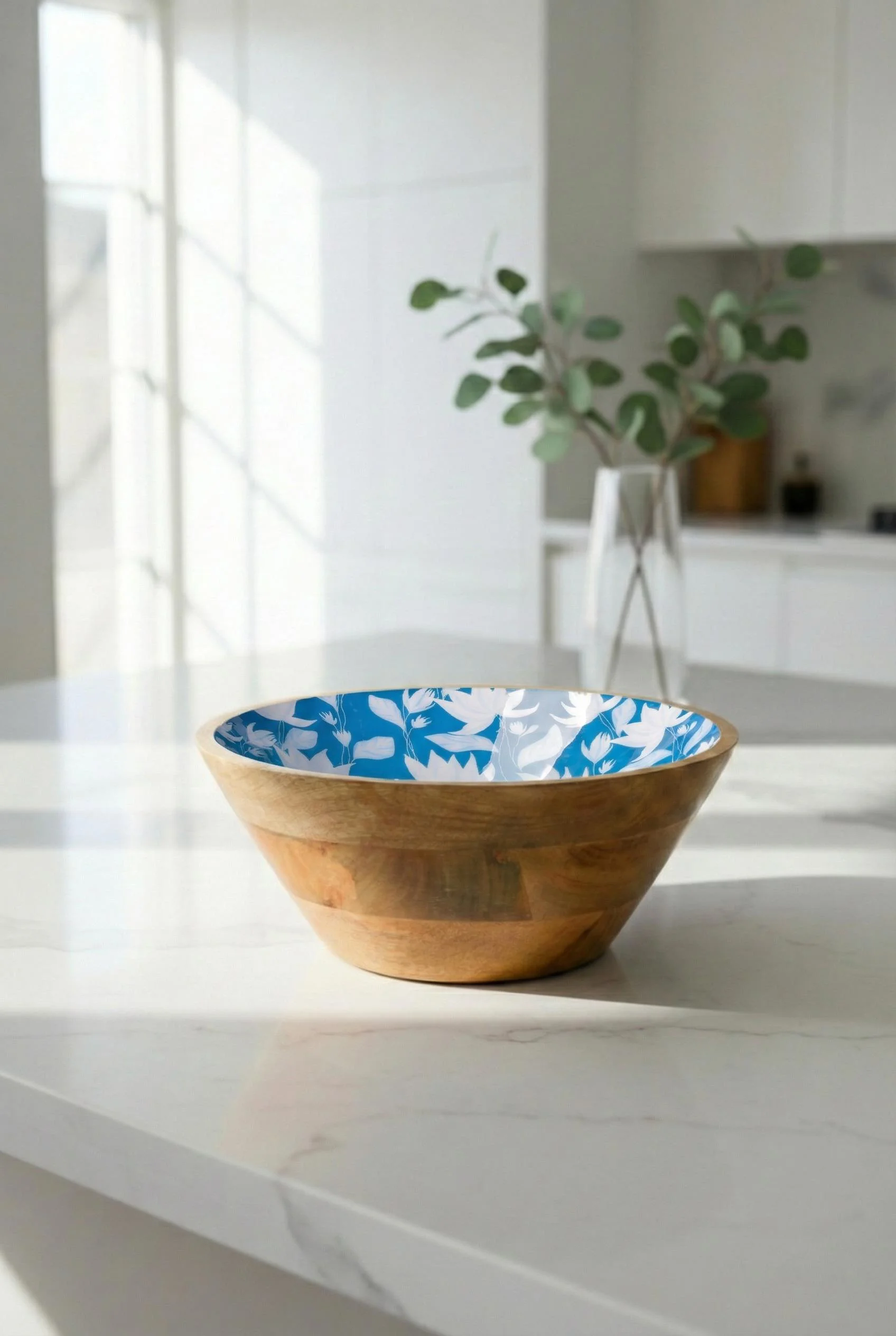 Mango Agacı Sunum Servis Kasesi &amp; Dekoratif Kase 25 Cm Desenli