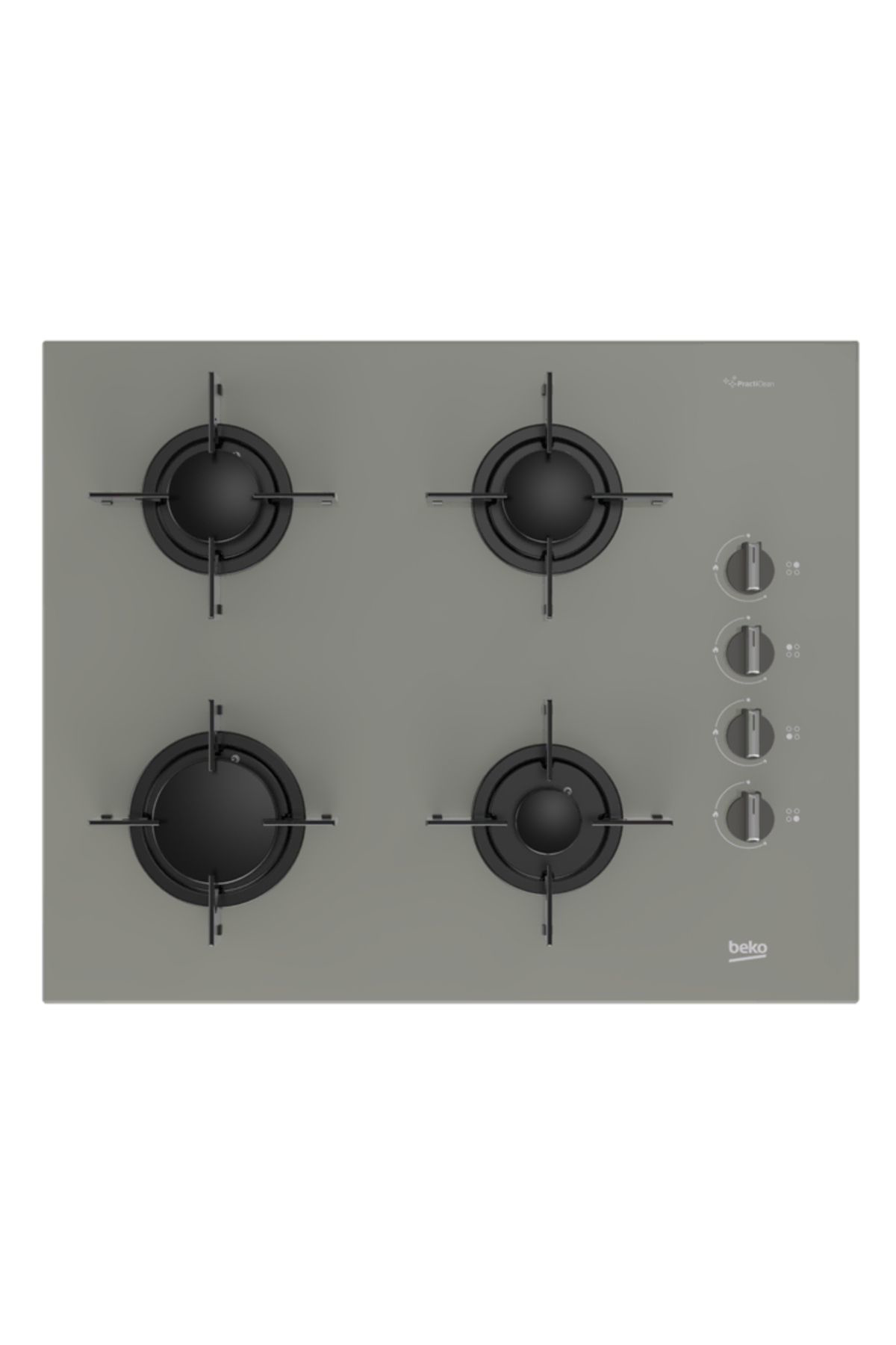 Beko Manhattan Gri Cam Buhar Destekli 3'Lü Ankastre Set (Firin+Ocak+Da