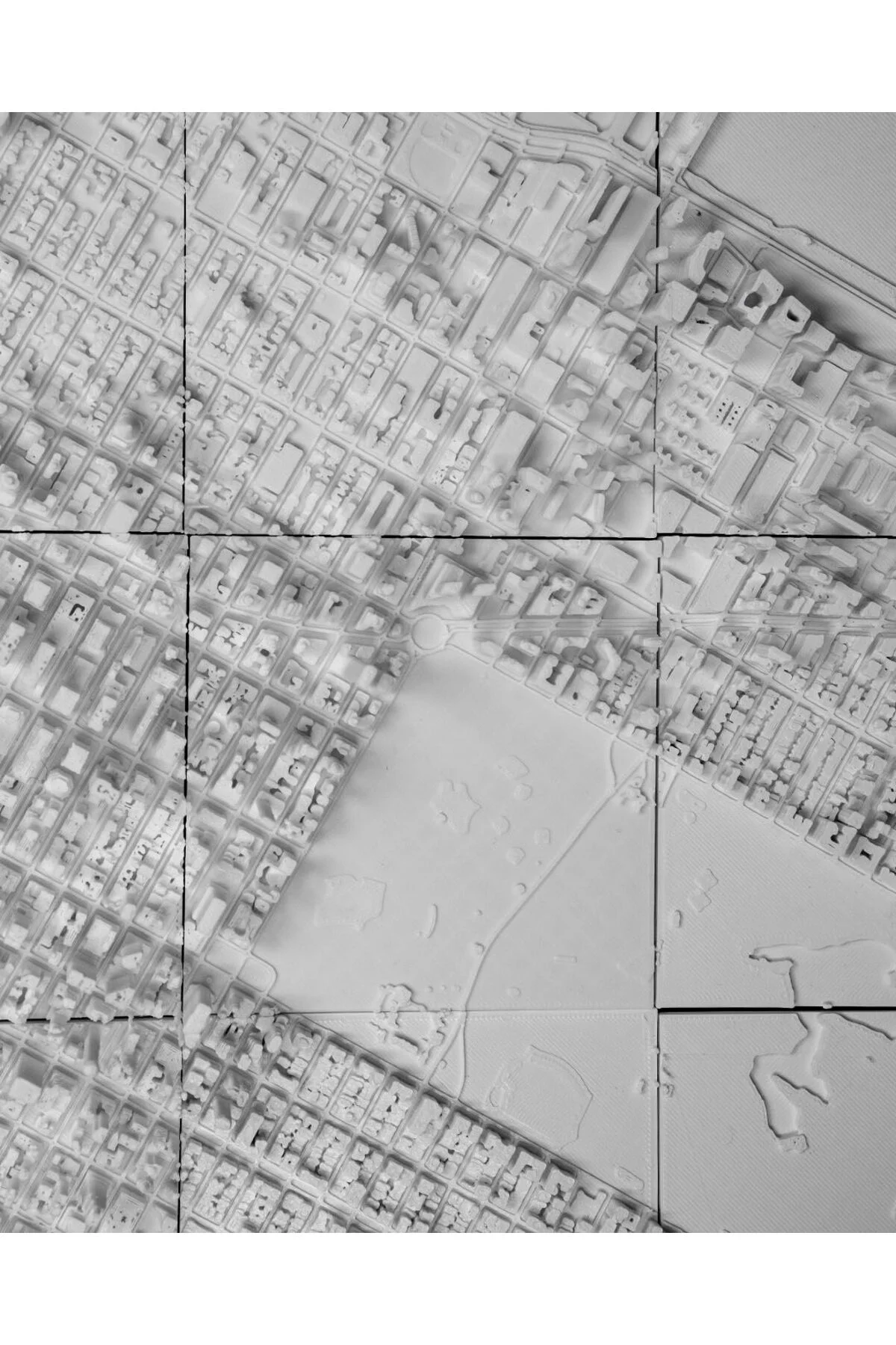 Manhattan Üç Boyutlu Şehir Silüeti Dekoratif Minimalist Duvar Tablosu Manhattan Tablo 15CM