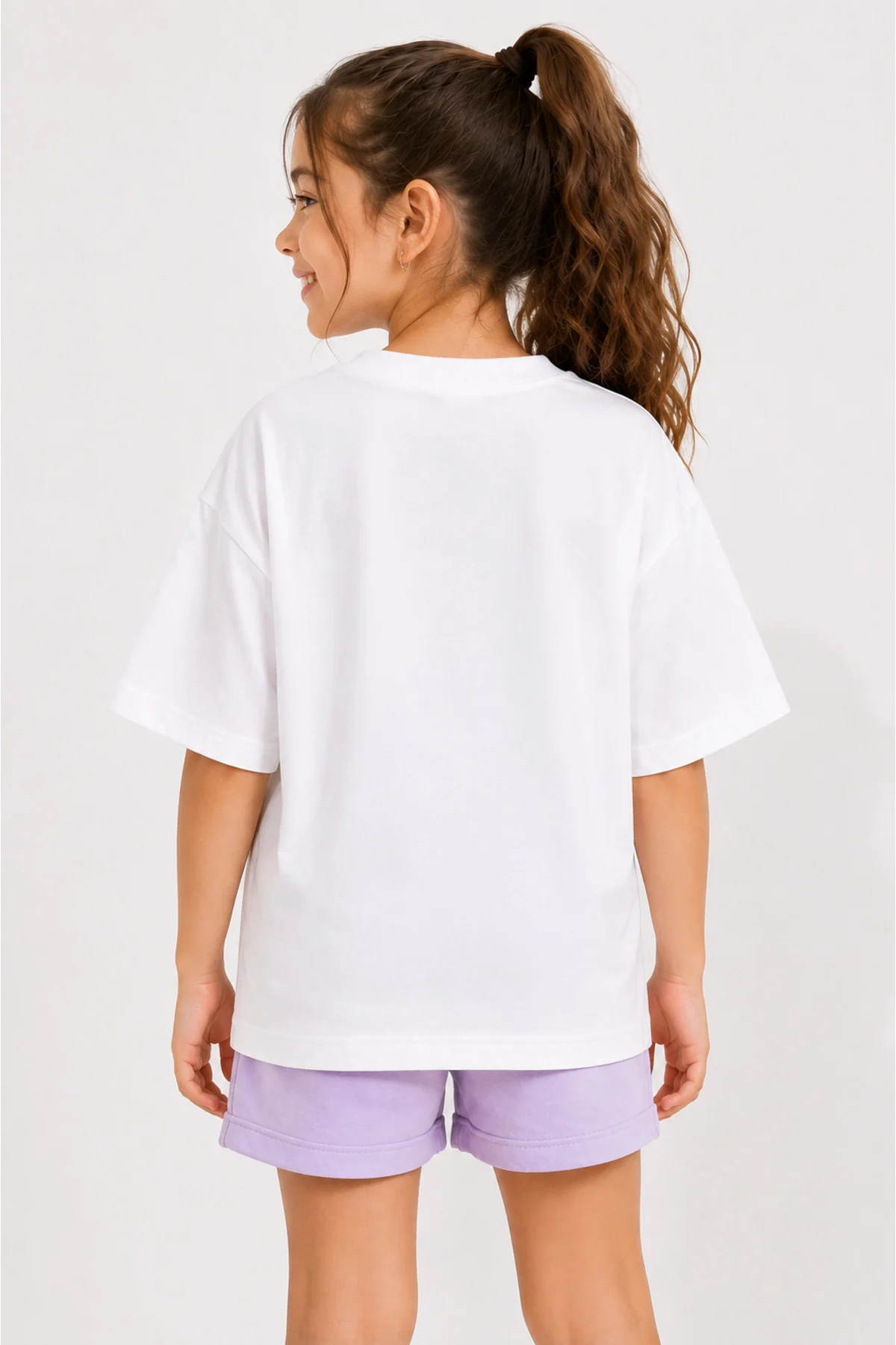 Manifest your dreams baskılı kız çocuk tişört T-shirt