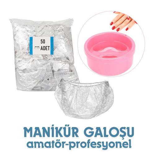 Manikür Galoşu 50'li PAKET Manikür Galoşu 50'li PAKET