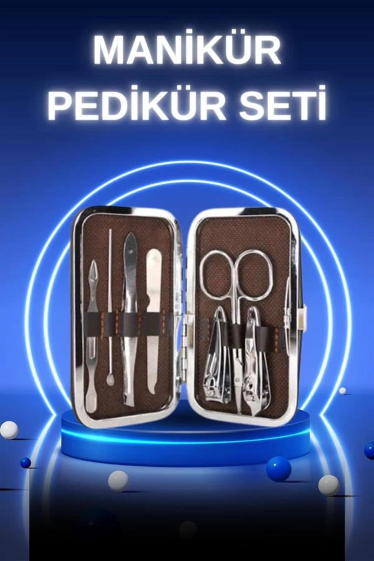 Manikür Pedikür Seti 7 Parça Tırnak Mantarı Tırnak Batığı Temizle