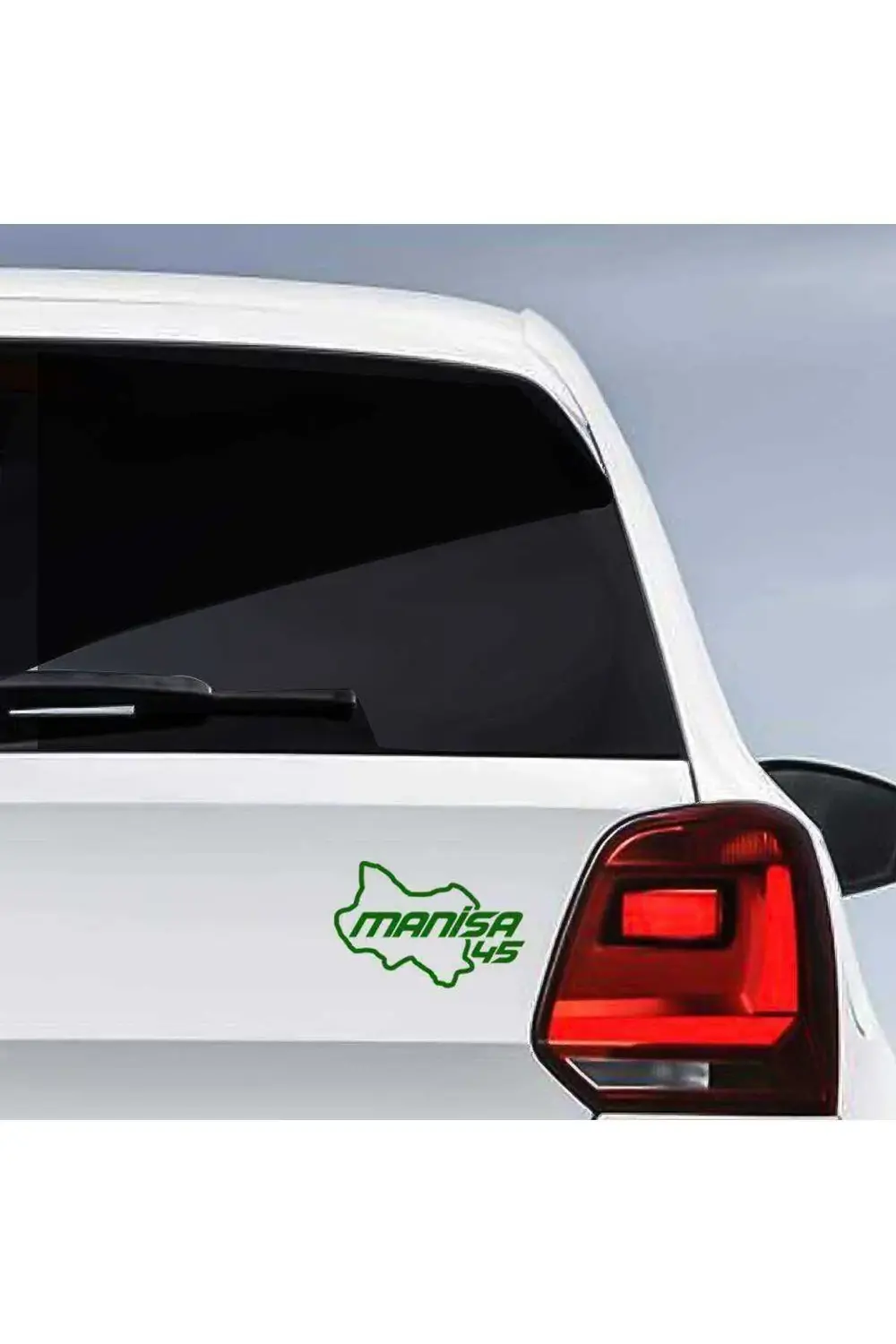 Manisa İli 45 Plaka Kodu Memleket Yarış Pisti Sticker - Oto Araba