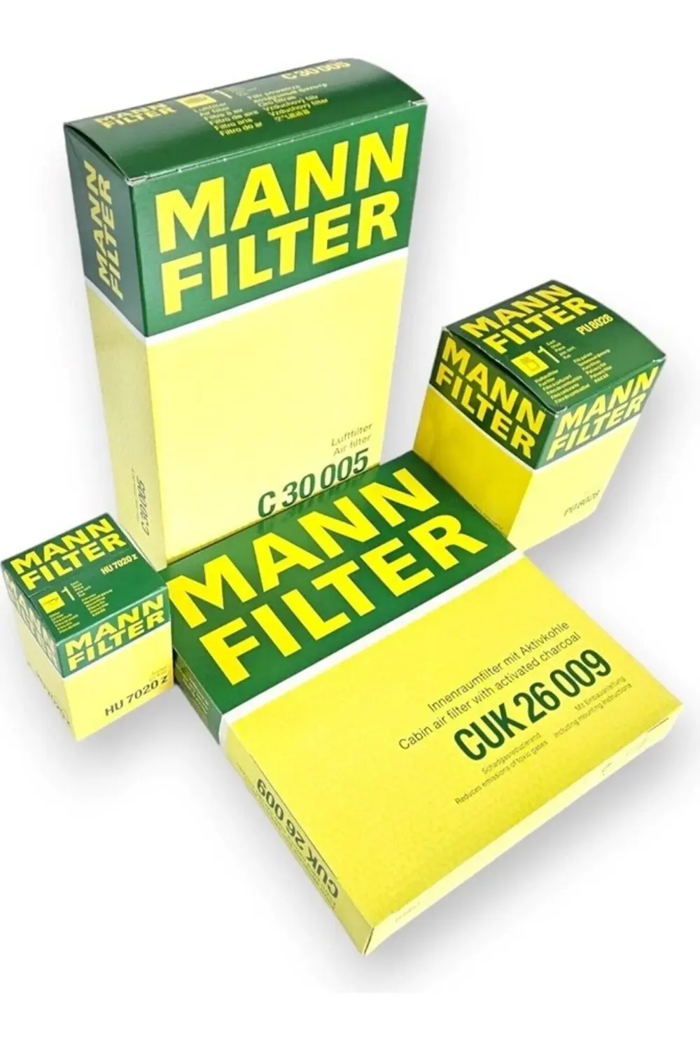 Mann Skoda Superb 3 2015-19 1.6 Dizel Hava Yağ Yakıt Polen Filtre