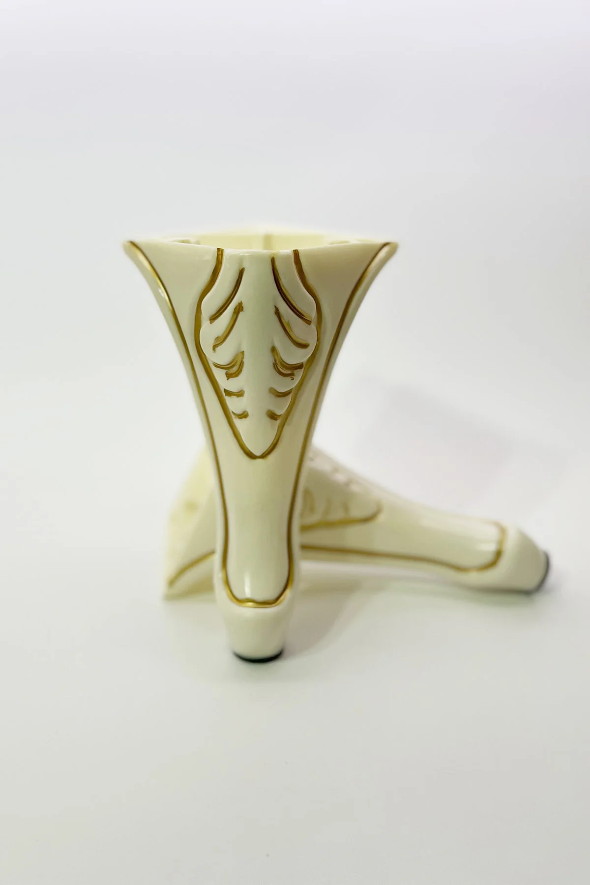 Manolya Plastik Lükens Koltuk & Mobilya Ayağı 20cm. Krem Gold (4 