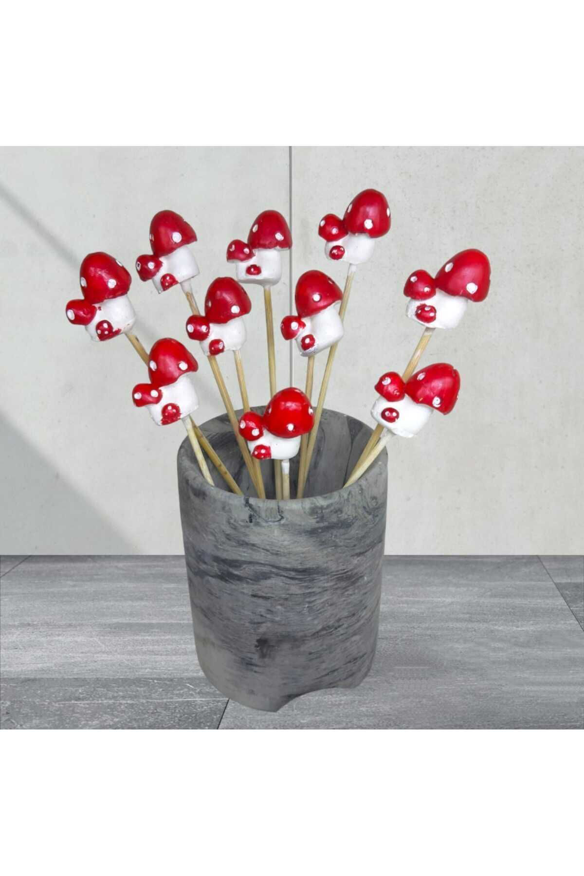 Dodemert Home Mantar Evler Saksı Dibi Süsü & Teraryum Obje 7 Adet