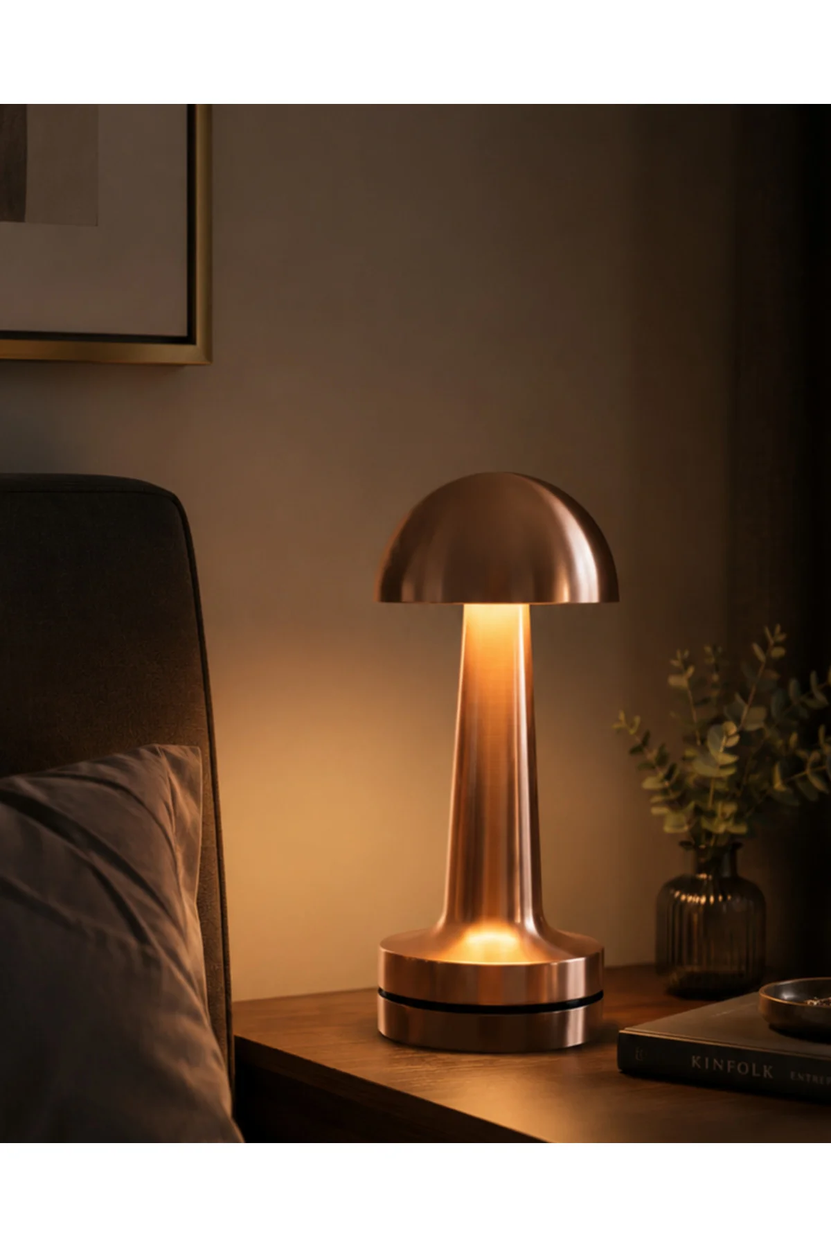 Mantar Masa Lambası Dokunmatik LED Gece Lambası