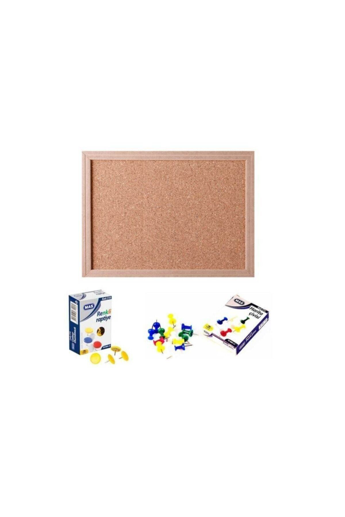 Dupano Mantar Pano 45 X 60 + 1 Paket Harita Çivisi + 1 Paket Renkli Rapt