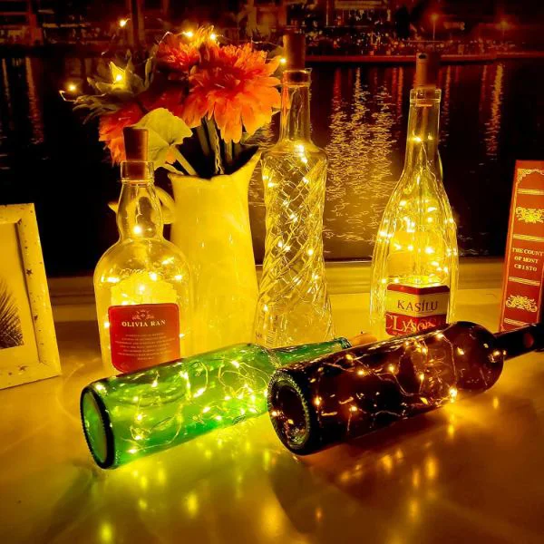 Mantar Tıpa Şeklinde Günışığı Peri LED - 50 Adet Dekoratif Set