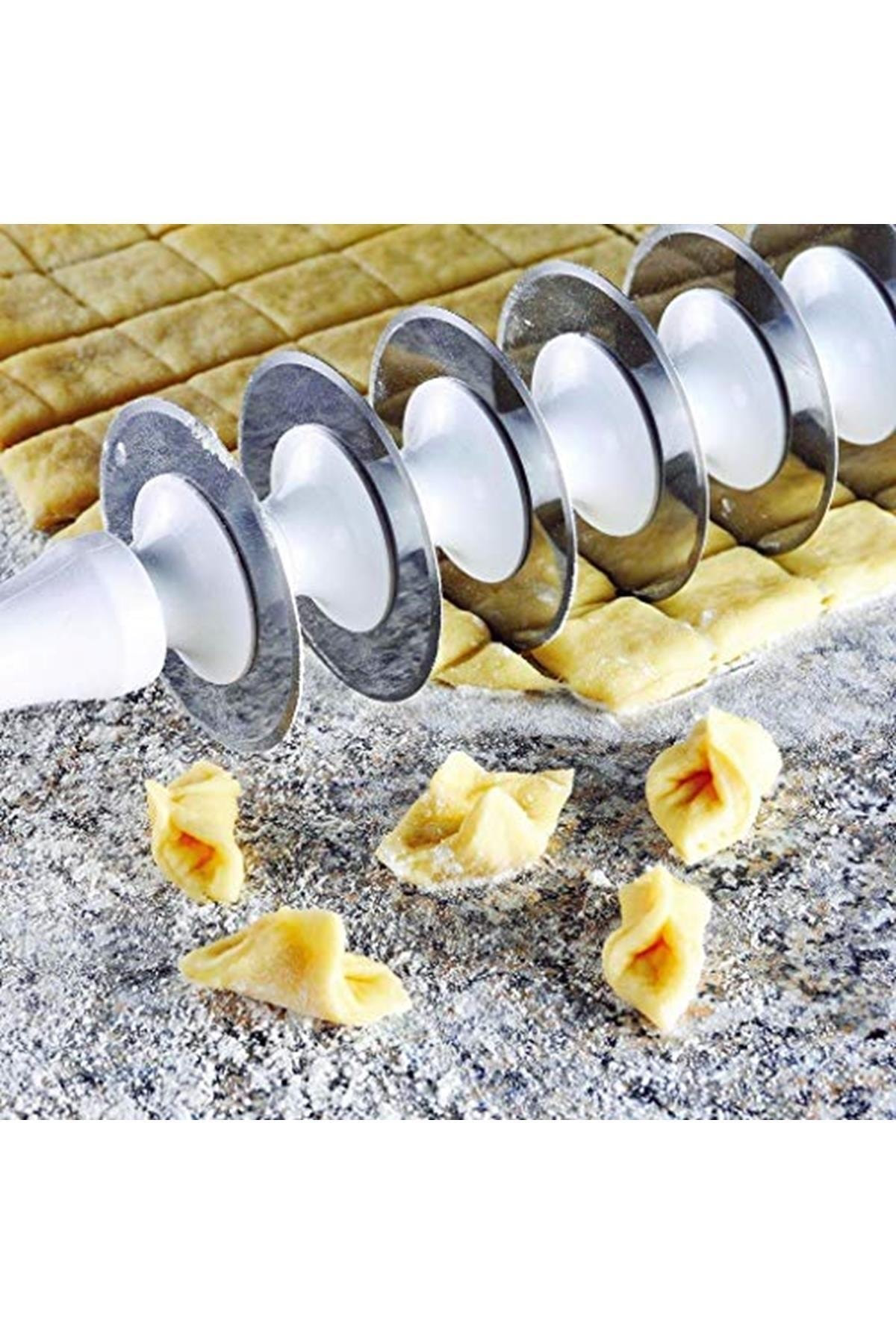 My Kitchen Mantimatik Manti Kesme Merdanesi 9 Biçakli Krem