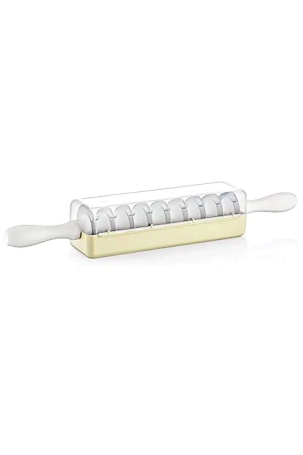 Mantımatik Mantı Kesme Merdanesi 9 Bıçaklı Krem